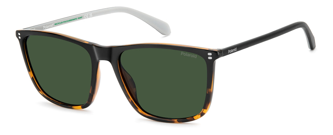 Lunettes de soleil polaroid pld 4210/s/x wr7 uc negro rectangular masculino taille 59mm - Vue principale