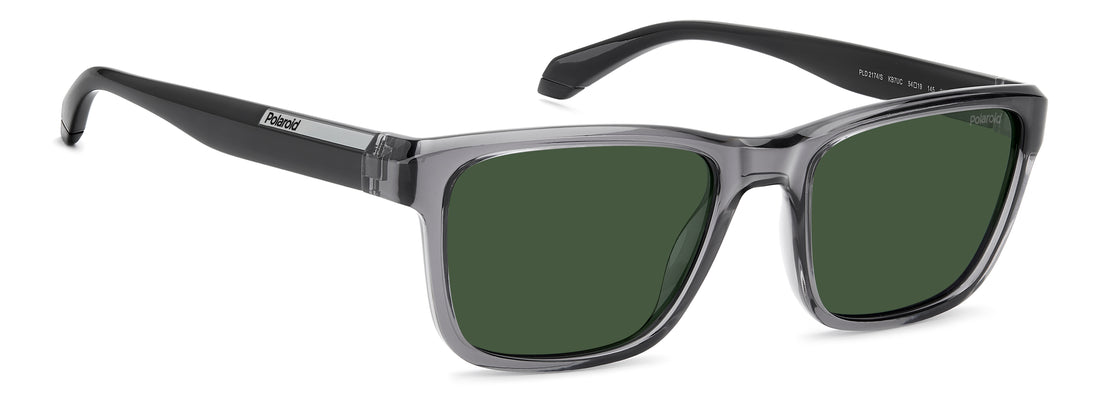 Lunettes de soleil polaroid pld 2174/s kb7 uc gris rectangular masculino taille 54mm - Vue détaillée