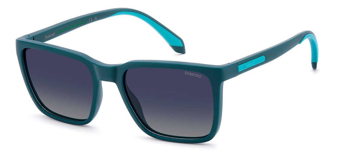 Lunettes de soleil polaroid pld 2175/s/x pyw z7 verde square masculino taille 54mm - Vue principale