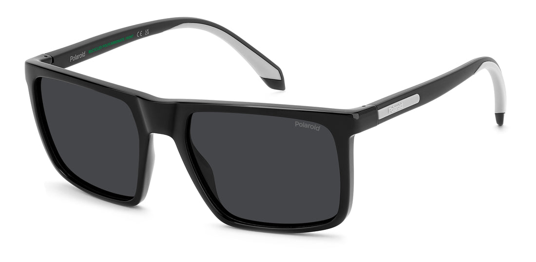 Lunettes de soleil polaroid pld 2176/s/x 807 m9 negro square masculino taille 56mm - Vue principale