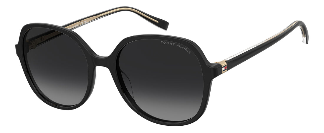 Lunettes de soleil tommy hilfiger th 2394/s 807 9o negro square femenino taille 55mm - Vue principale