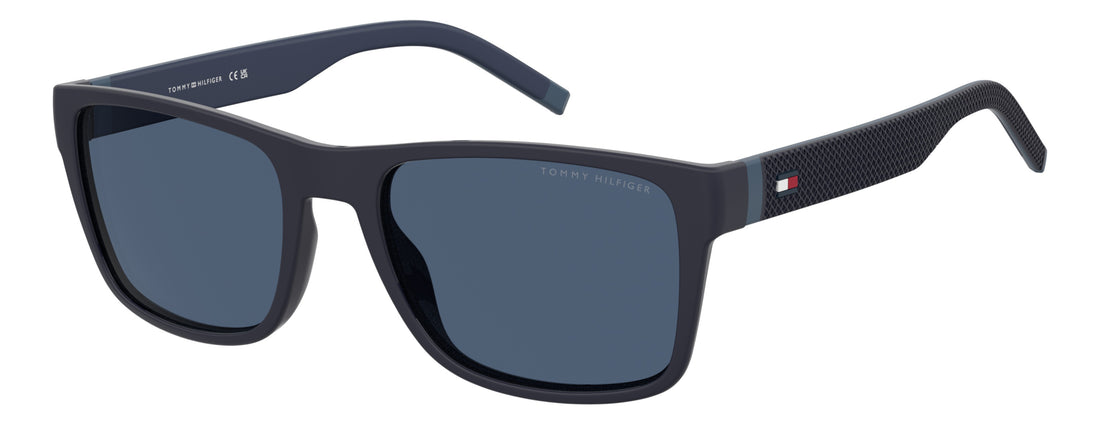 Lunettes de soleil tommy hilfiger th 2375/s pjp ku azul rectangular masculino taille 56mm - Vue principale