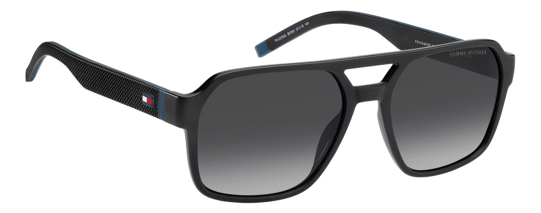 Lunettes de soleil tommy hilfiger th 2376/s 807 9o negro rectangular masculino taille 57mm - Vue détaillée