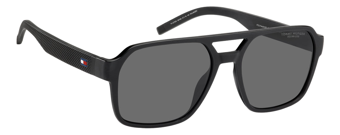 Lunettes de soleil tommy hilfiger th 2376/s 807 m9 negro rectangular masculino taille 57mm - Vue détaillée