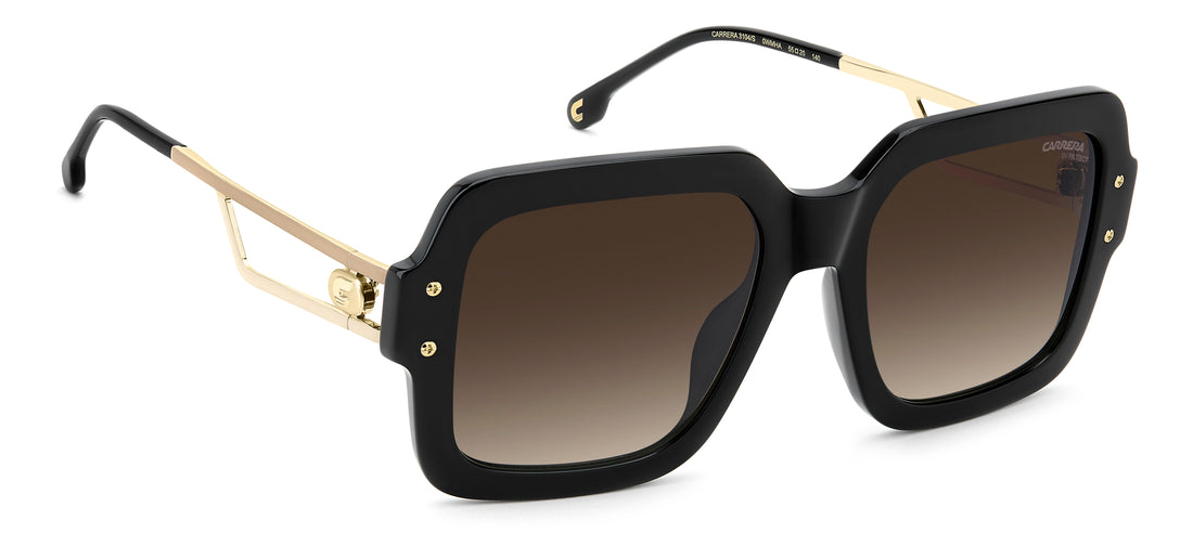 Lunettes de soleil carrera 3104/s 0wm ha negro square femenino taille 55mm - Vue détaillée