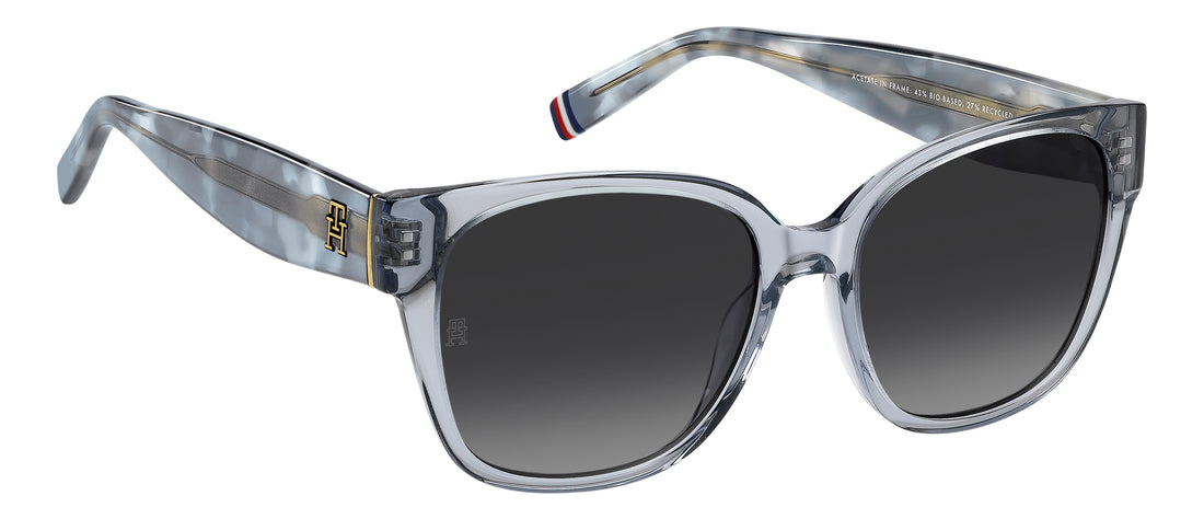 Sonnenbrillen tommy hilfiger th 2398/s kb7 9o gris square femenino größe 55mm - Detailansicht
