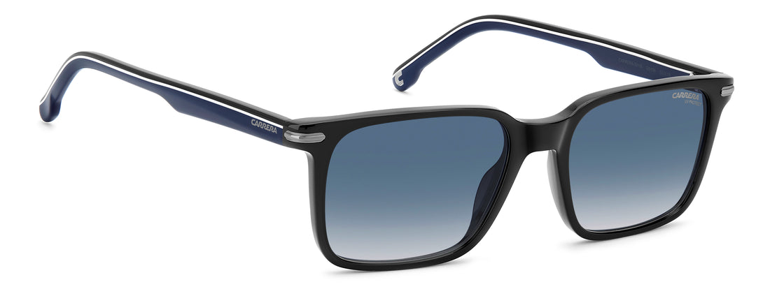 Lunettes de soleil carrera 391/s d51 08 negro rectangular masculino taille 53mm - Vue détaillée