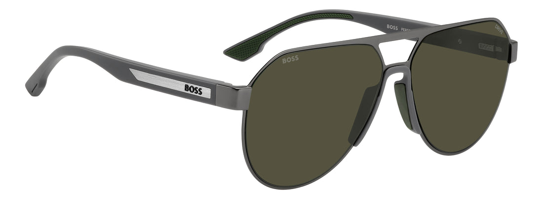 Lunettes de soleil hugo boss boss 1989/s svk l7 plateado pilot masculino taille 60mm - Vue détaillée