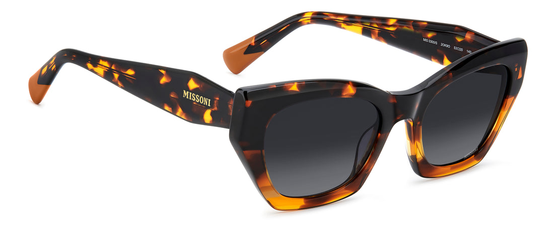 Sonnenbrillen missoni mis 0300/s 2ok 9o havana rectangular femenino größe 53mm - Detailansicht