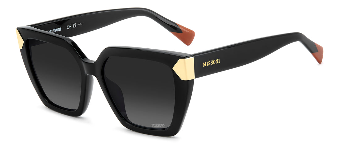 Lunettes de soleil missoni mis 0306/g/s 807 9o negro square femenino taille 55mm - Vue principale