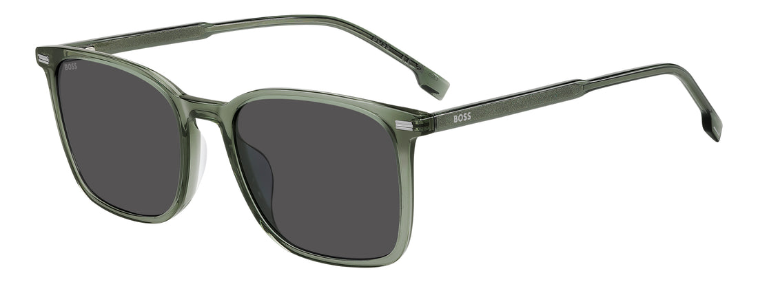Lunettes de soleil hugo boss boss 2004/g/s 1ed ir verde rectangular masculino taille 55mm - Vue principale