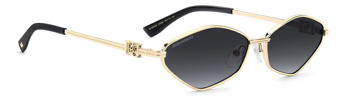 Lunettes de soleil dsquared2 d2 0225/s j5g 9o dorado oval femenino taille 59mm - Vue détaillée