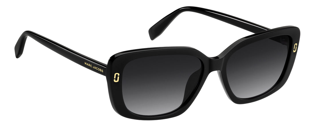 Solglasögon marc jacobs mj 1147/g/s 807 9o negro rectangular femenino storlek 57mm - Detaljvy
