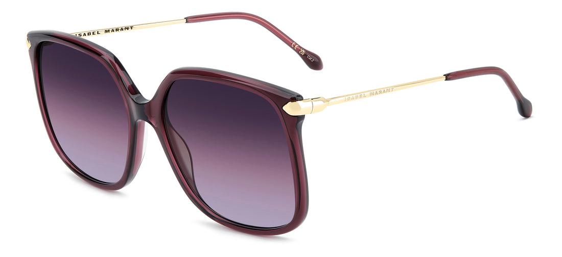 Sonnenbrillen isabel marant im 0278/s t1w o9 morado square femenino größe 58mm - Hauptansicht