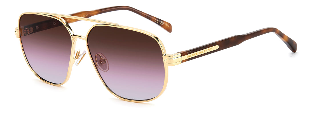Sonnenbrillen isabel marant im 0281/s 001 qr amarillo rectangular femenino größe 59mm - Hauptansicht