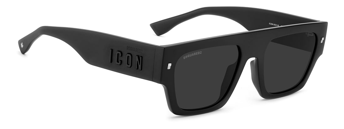 Sonnenbrillen dsquared2 icon 0031/s 003 ir negro rectangular masculino größe 55mm - Detailansicht