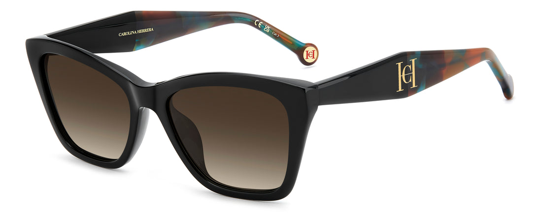 Sonnenbrillen carolina herrera her 0417/g/s 807 ha negro rectangular femenino größe 54mm - Hauptansicht