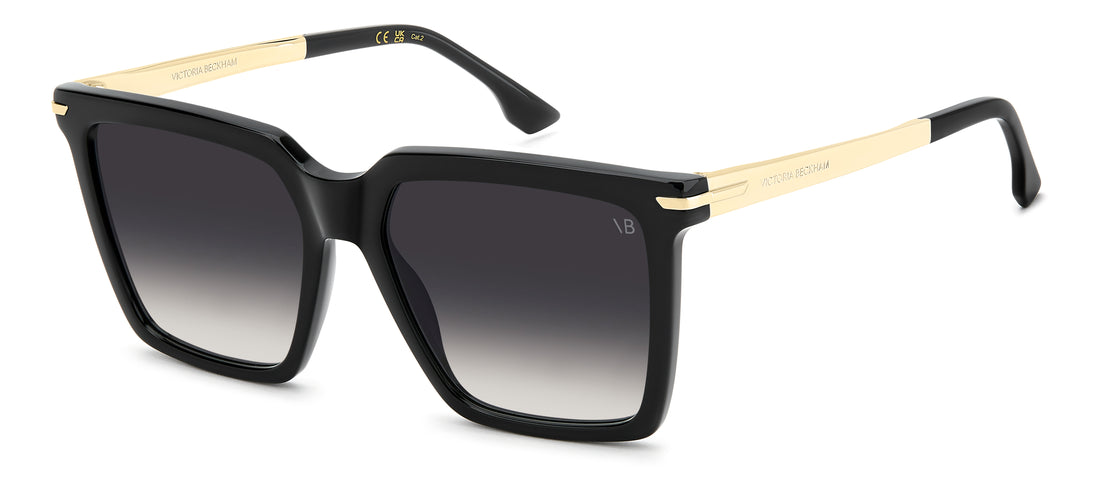 Sonnenbrillen victoria beckham vb 1022/s 807 9o negro rectangular femenino größe 56mm - Hauptansicht