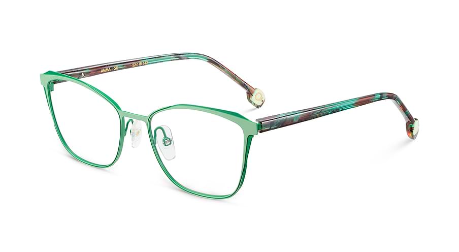 Prescription glasses etnia barcelona amma gr verde femenino size 52mm - Main view