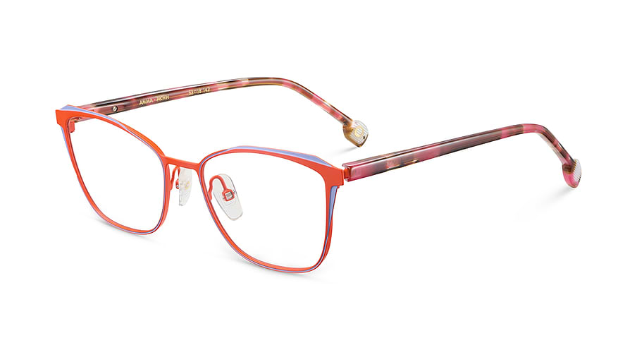 Gafas graduadas etnia barcelona amma ogpu naranja femenino talla 52mm - Vista principal