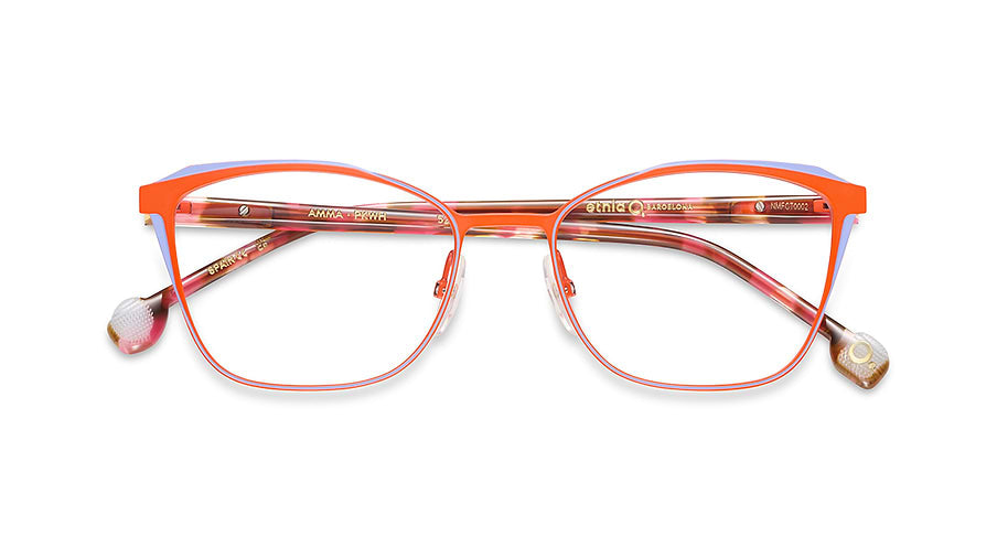 Gafas graduadas etnia barcelona amma ogpu naranja femenino talla 52mm - Vista de detalle