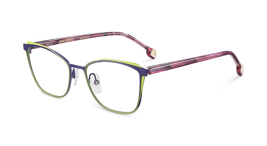 Gafas graduadas etnia barcelona amma puyw morado femenino talla 52mm - Vista principal