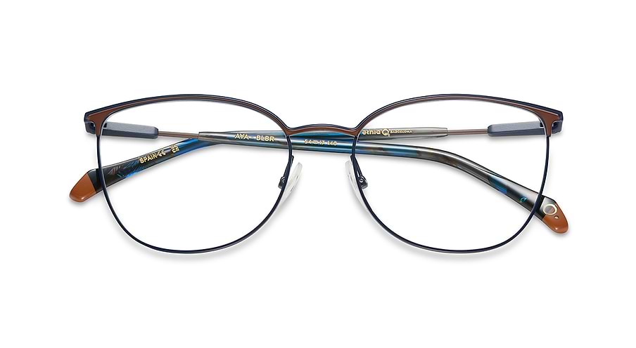 Prescription glasses etnia barcelona aya blbr azul femenino size 54mm - Detailed view