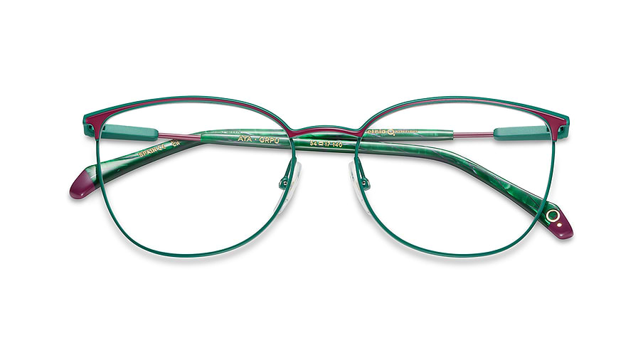Prescription glasses etnia barcelona aya grpu verde femenino size 54mm - Main view