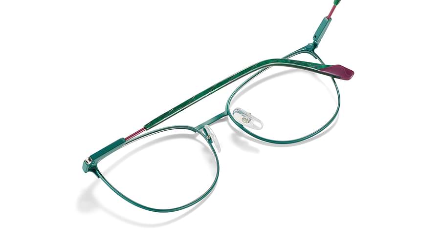 Prescription glasses etnia barcelona aya grpu verde femenino size 54mm - Detailed view