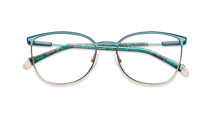 Prescription glasses etnia barcelona aya grtq verde femenino size 54mm - Detailed view