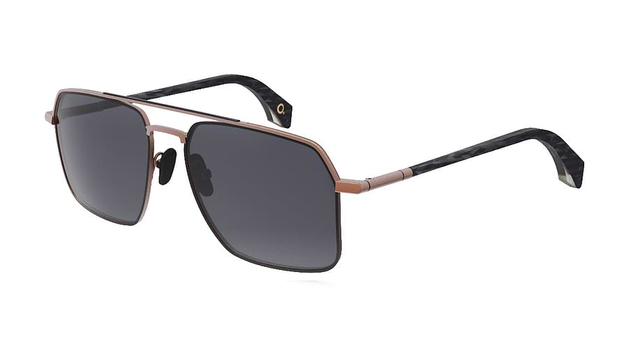 Occhiali da sole etnia barcelona bluewater sun bkgm negro pilot masculino taglia 63mm - Vista principale
