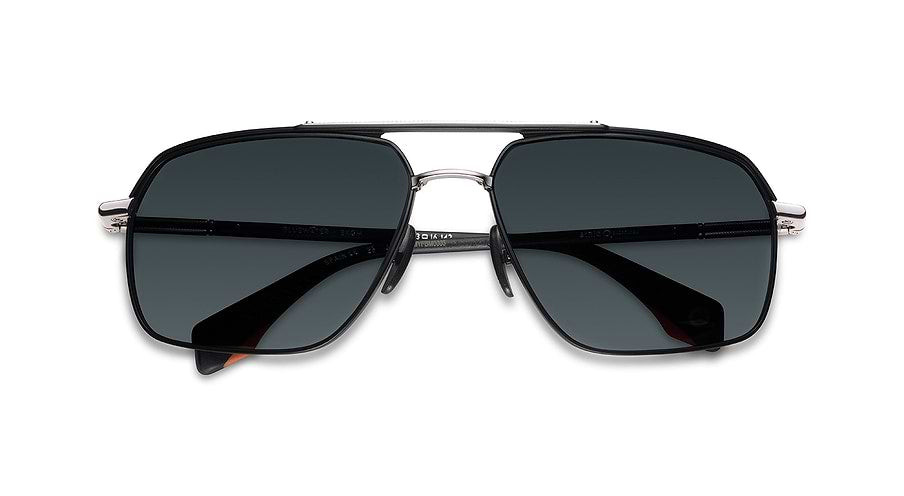 Occhiali da sole etnia barcelona bluewater sun bkgm negro pilot masculino taglia 63mm - Vista dettagliata
