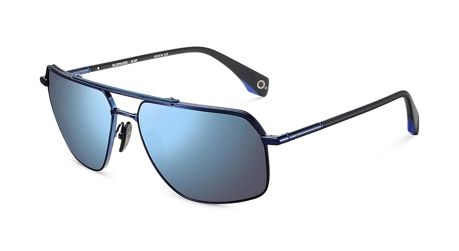 Occhiali da sole etnia barcelona bluewater sun blbk azul pilot masculino taglia 63mm - Vista principale