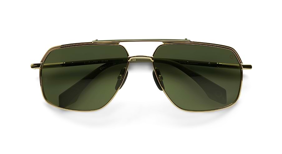 Occhiali da sole etnia barcelona bluewater sun gdgr dorado pilot masculino taglia 63mm - Vista dettagliata