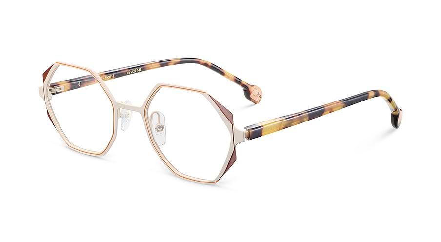 Prescription glasses etnia barcelona eve brwh marron femenino size 49mm - Main view