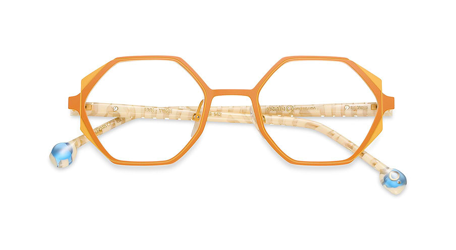 Prescription glasses etnia barcelona eve ywze amarillo femenino size 49mm - Detailed view