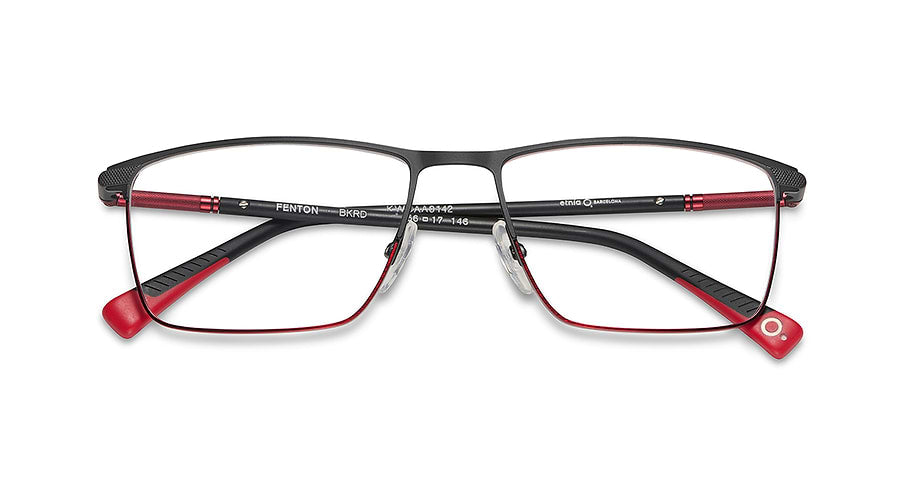 Occhiali da vista etnia barcelona fenton bkrd negro masculino taglia 60mm - Vista dettagliata