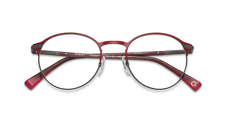 Occhiali da vista etnia barcelona godley rdgm rojo masculino taglia 50mm - Vista dettagliata