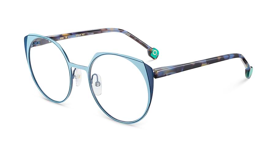 Prescription glasses etnia barcelona iggi bl azul femenino size 53mm - Main view