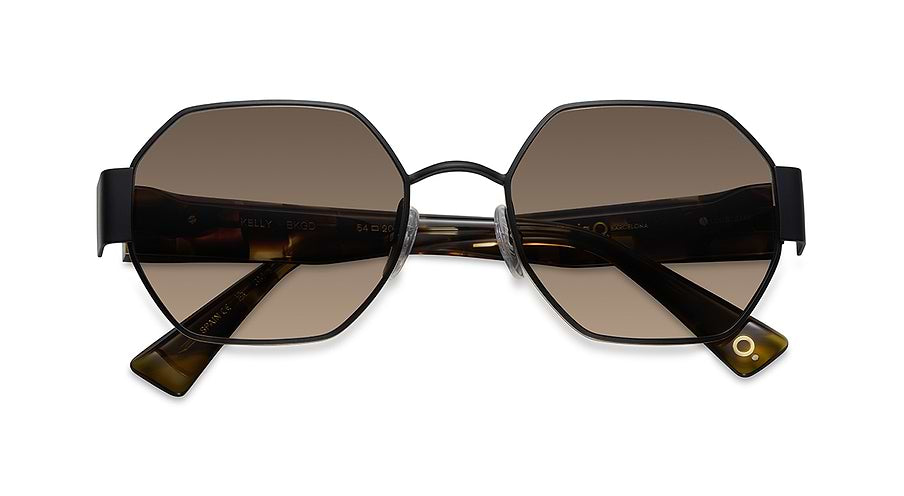Occhiali da sole etnia barcelona kelly sun bkgd negro geometric femenino taglia 54mm - Vista dettagliata