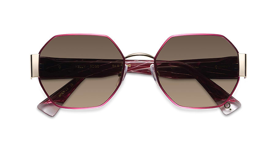 Occhiali da sole etnia barcelona kelly sun rdgd rojo geometric femenino taglia 54mm - Vista dettagliata
