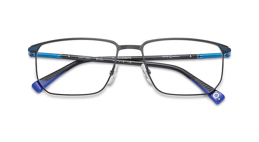 Occhiali da vista etnia barcelona lupton bkbl negro masculino taglia 51mm - Vista dettagliata