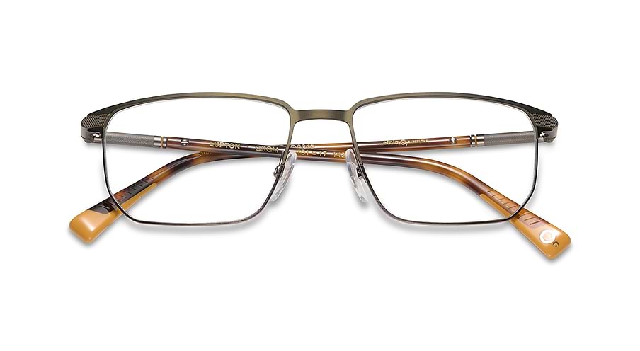 Occhiali da vista etnia barcelona lupton grgm verde masculino taglia 51mm - Vista dettagliata