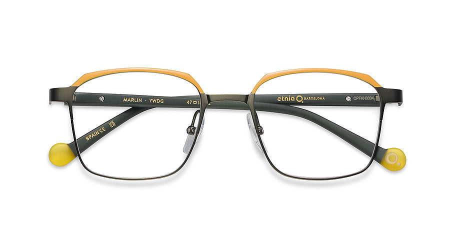 Gafas graduadas etnia barcelona marlin ywdg amarillo unisex talla 47mm - Vista de detalle