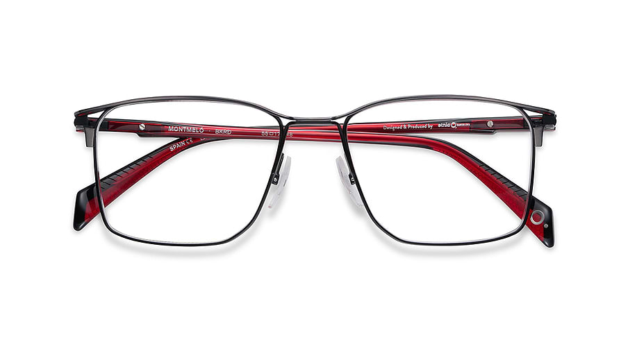 Brillen etnia barcelona montmelo bkrd negro masculino größe 55mm - Detailansicht