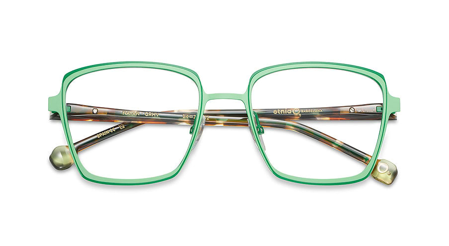 Prescription glasses etnia barcelona nayan grhv verde femenino size 54mm - Detailed view