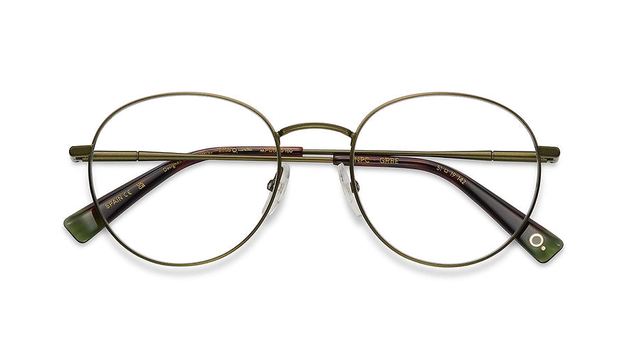 Gafas graduadas etnia barcelona npc grbe verde femenino talla 51mm - Vista de detalle