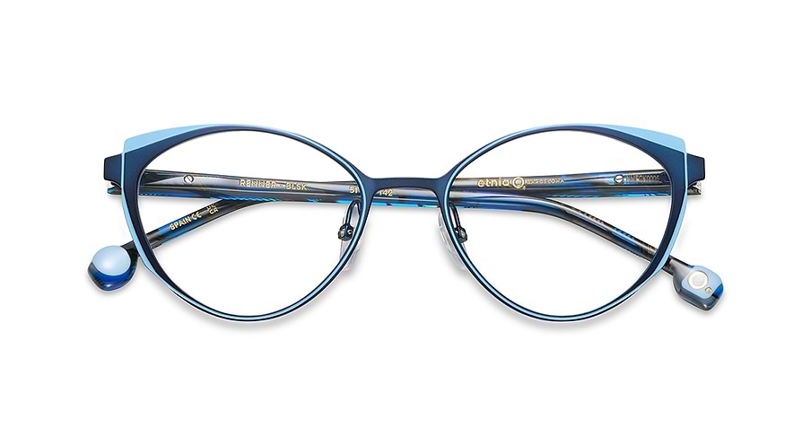 Prescription glasses etnia barcelona renner blsk azul femenino size 51mm - Detailed view