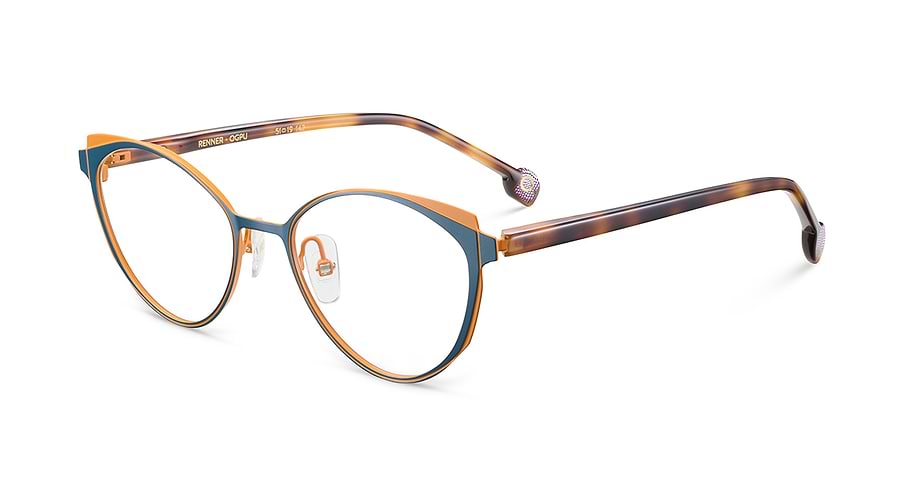 Gafas graduadas etnia barcelona renner tqog azul femenino talla 51mm - Vista principal