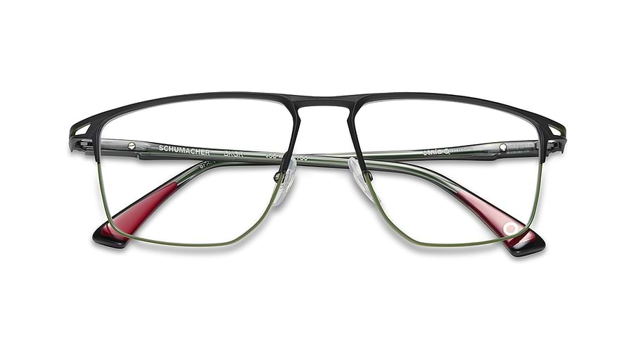 Occhiali da vista etnia barcelona schumacher bkgr negro masculino taglia 56mm - Vista dettagliata